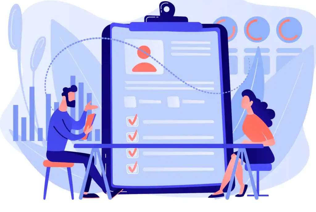 interviewing illustration