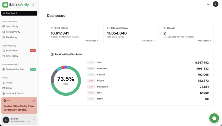 BillionVerify screenshot 2 of 5