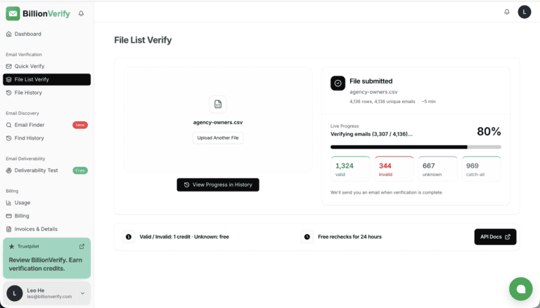 BillionVerify screenshot 5 of 5