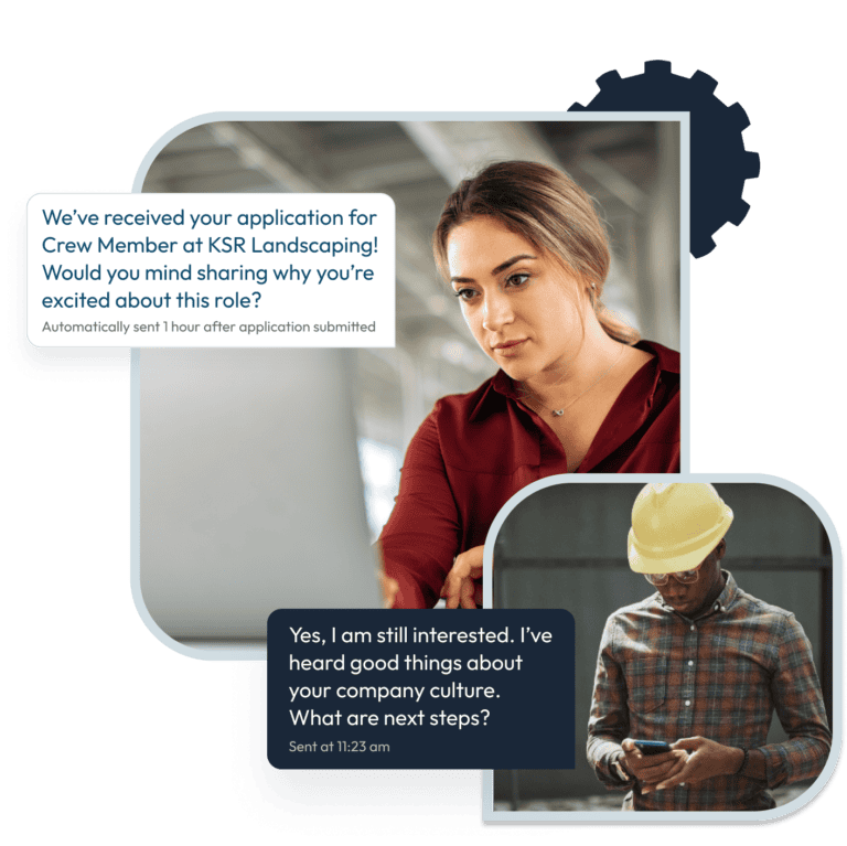 Team Engine: Text messaging with applicants