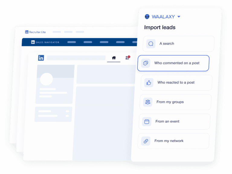 Waalaxy: Find buyers on LinkedIn