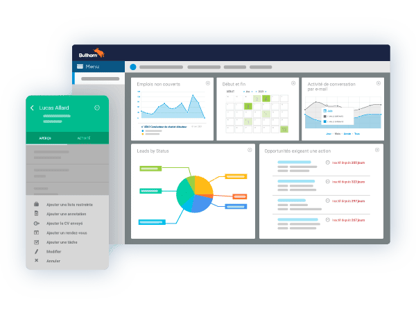 Bullhorn: ATS and CRM dashboard