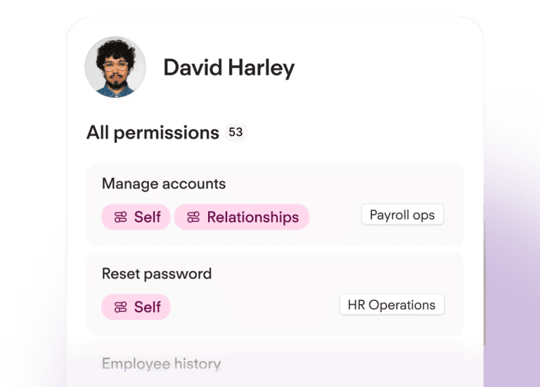 Personio: Access rights settings