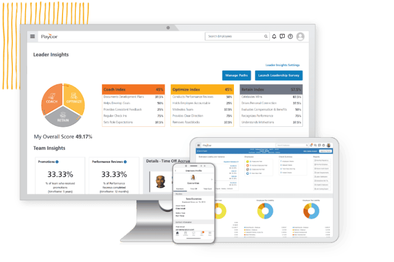 Paycor: HR and payroll screens
