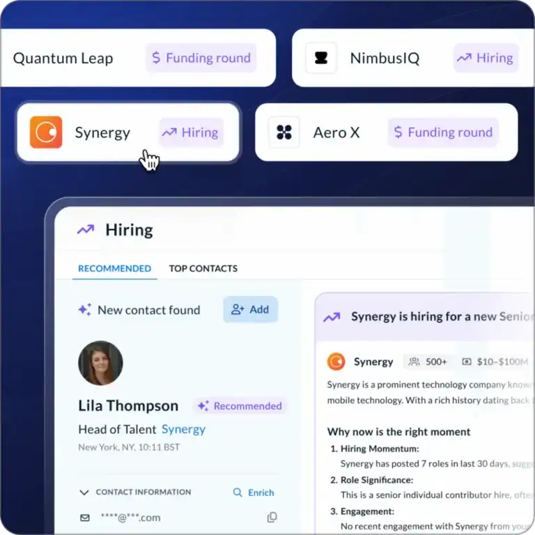 SourceWhale: Identify the right contacts