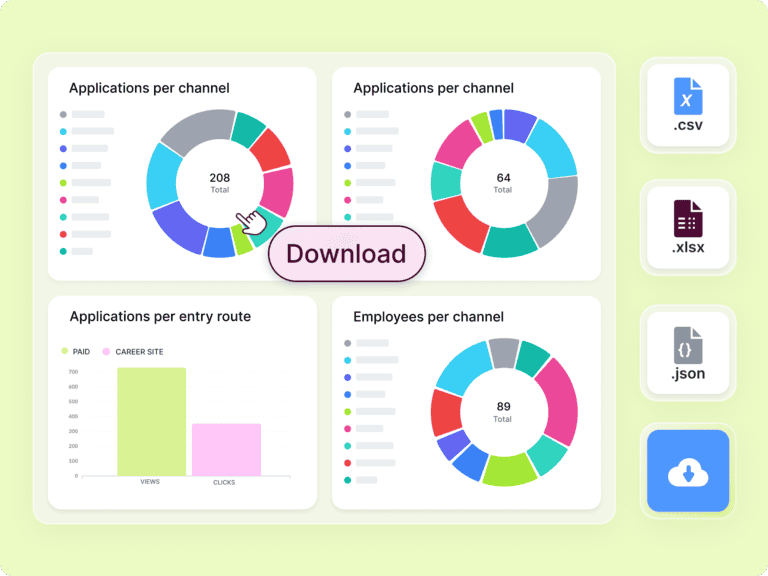softgarden: Reports and key figures