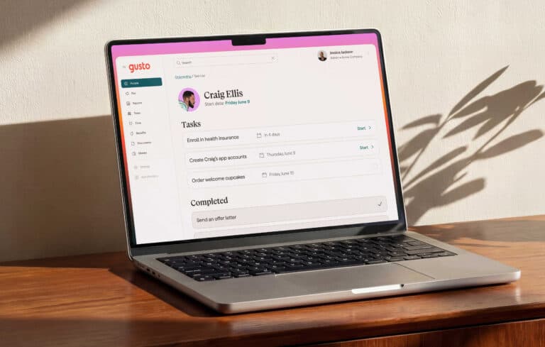 Gusto: Onboarding tools
