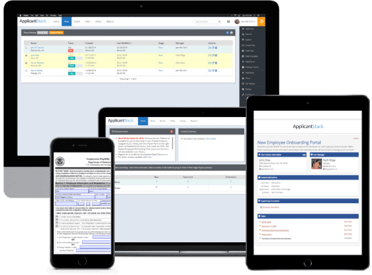 ApplicantStack: Onboarding screens