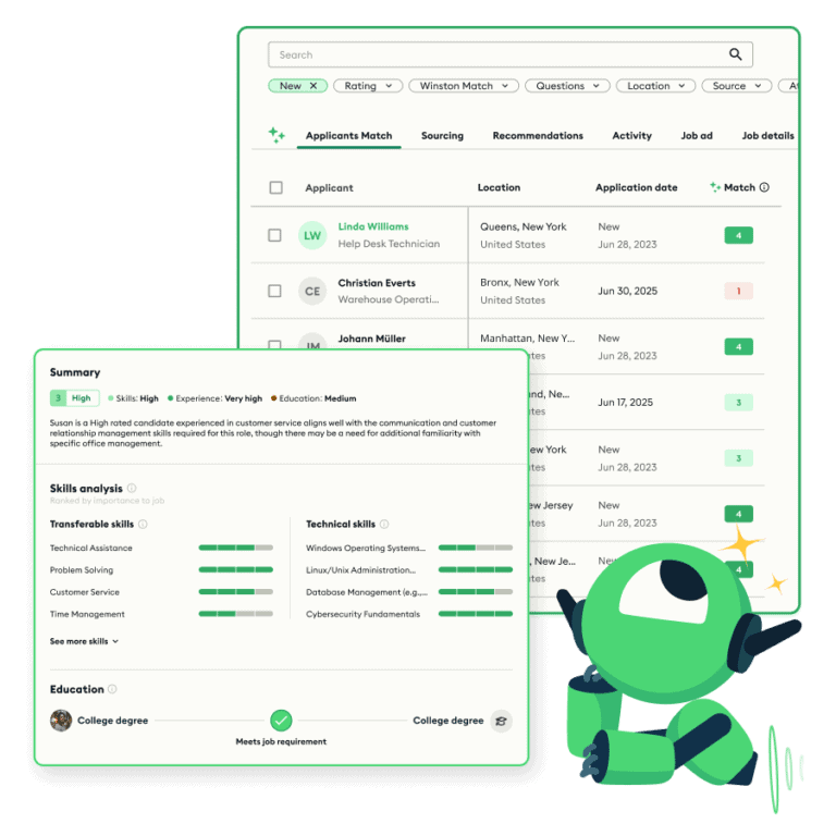 SmartRecruiters: Winston AI matching