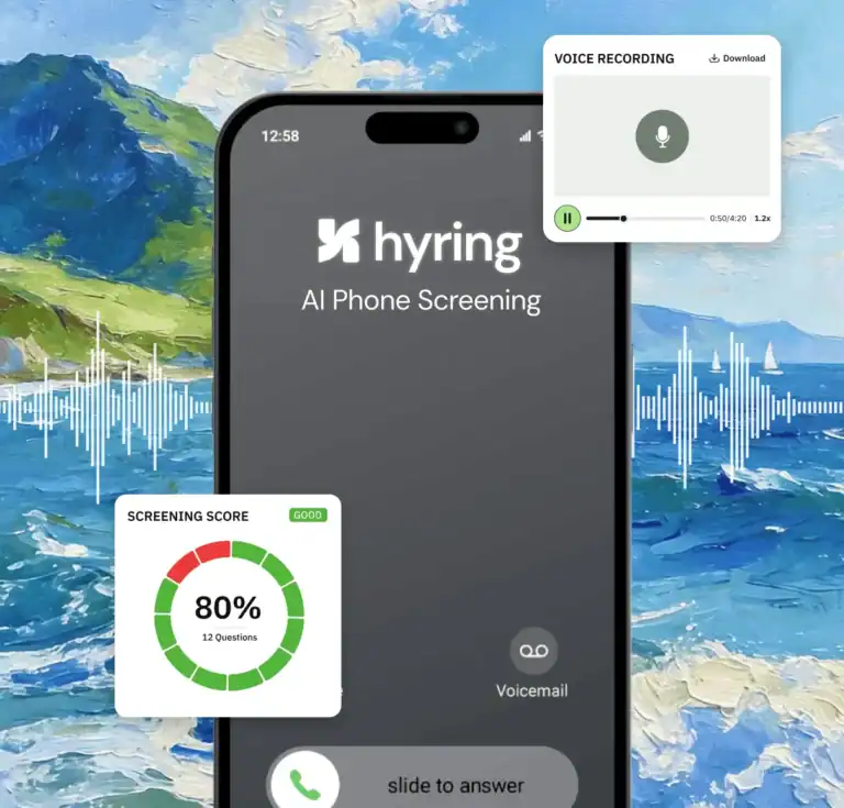 Hyring: AI phone screener