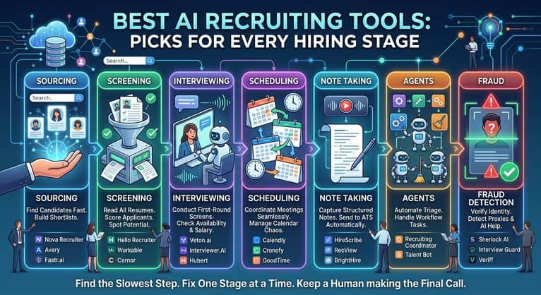 Best AI Recruiting Tools 2026: Picks for Every Hiring Stage