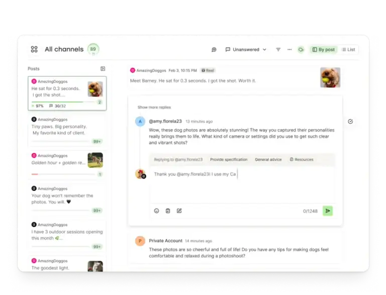 Buffer: Community comment replies