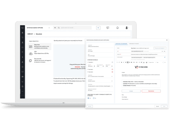 Vincere: AI admin automation