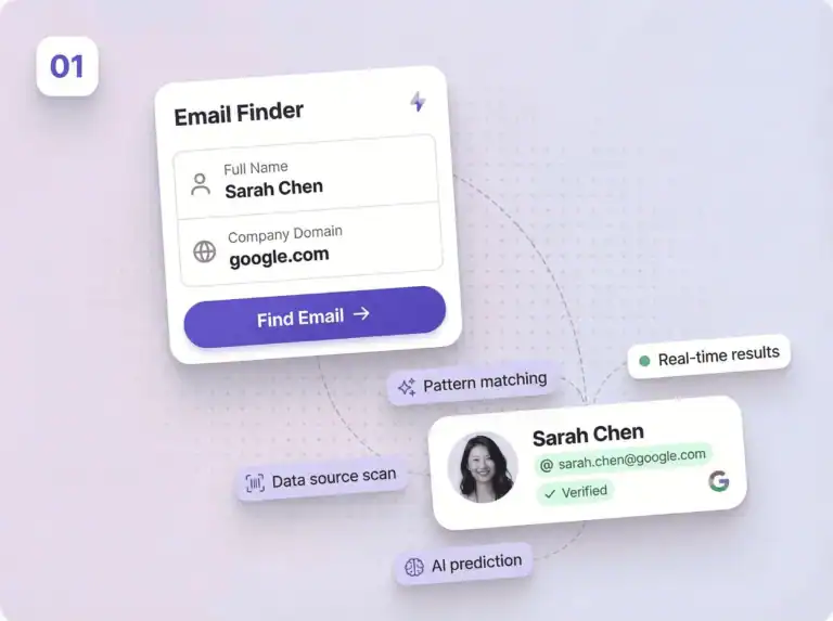 Tomba: Email finder search
