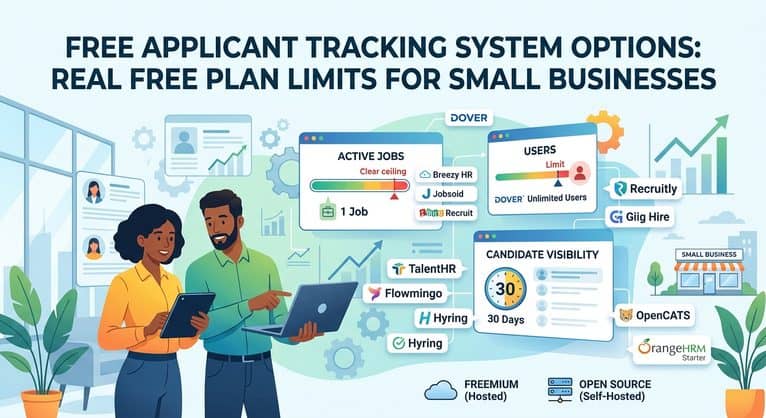 Free Applicant Tracking System Options in 2026: Real Free Plan Limits for Small Businesses