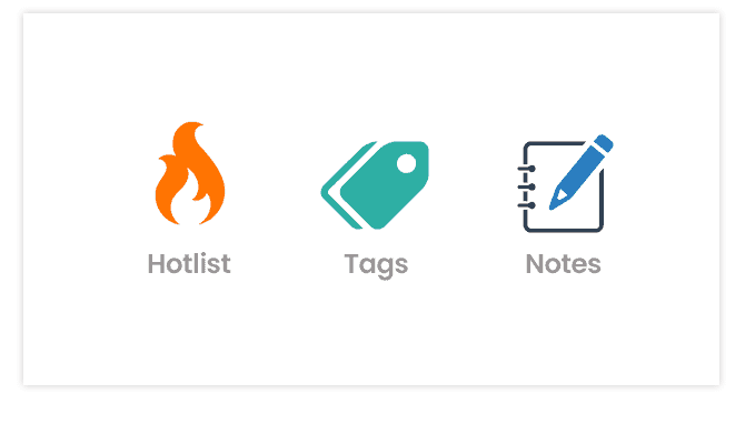 RecruitBPM: Hotlists, tags and notes