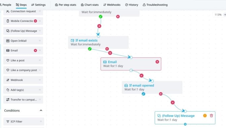Expandi: Smart email automation