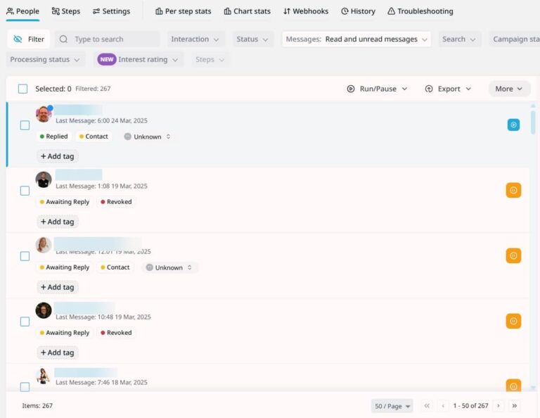 Expandi: Lead management