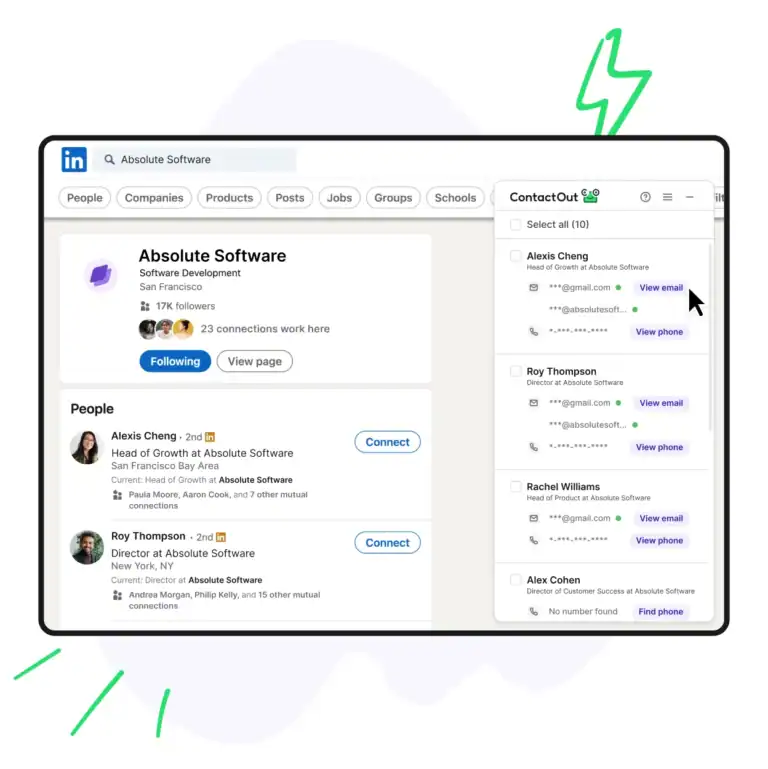 ContactOut: LinkedIn prospecting extension