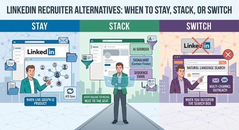 LinkedIn Recruiter Alternatives: When to Switch, Stack, or Stay