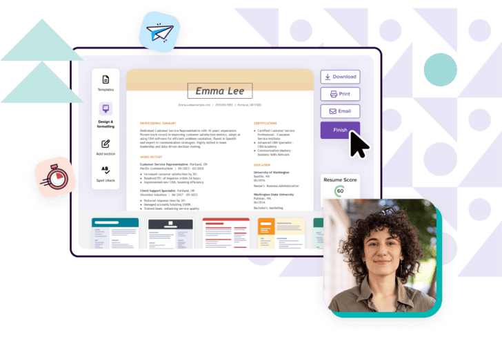Monster: Free resume builder