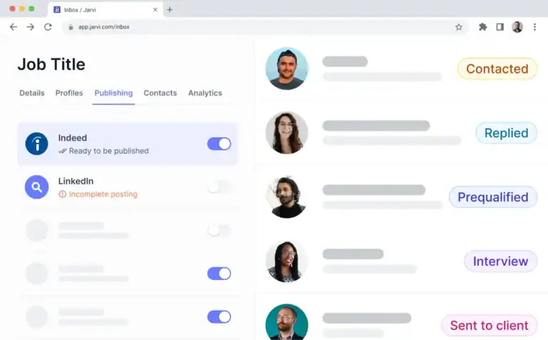 Jarvi: Applicant tracking system