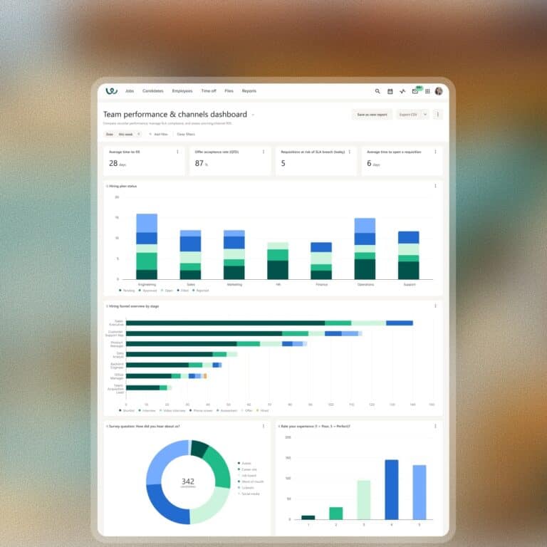 Workable: Reporting tools