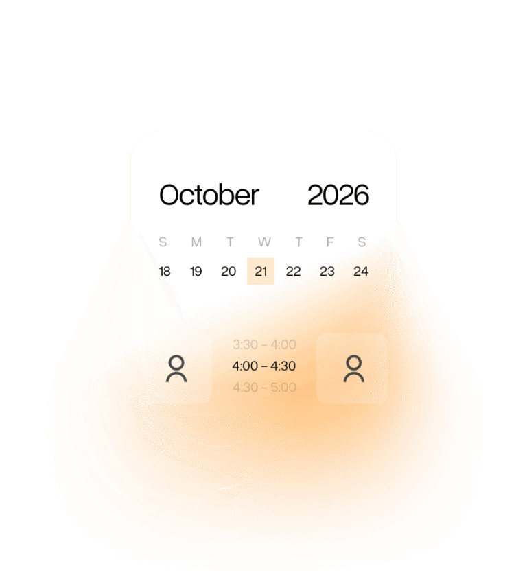 hireEZ: Interview scheduling card