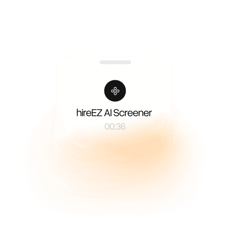 hireEZ: Candidate screening card