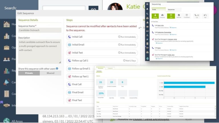 Crelate: Sequencing in action