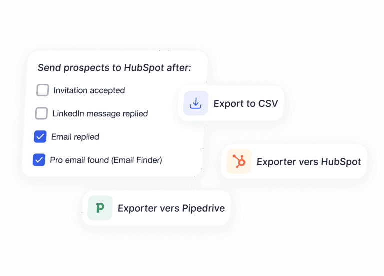 Waalaxy: Sync replies with CRM