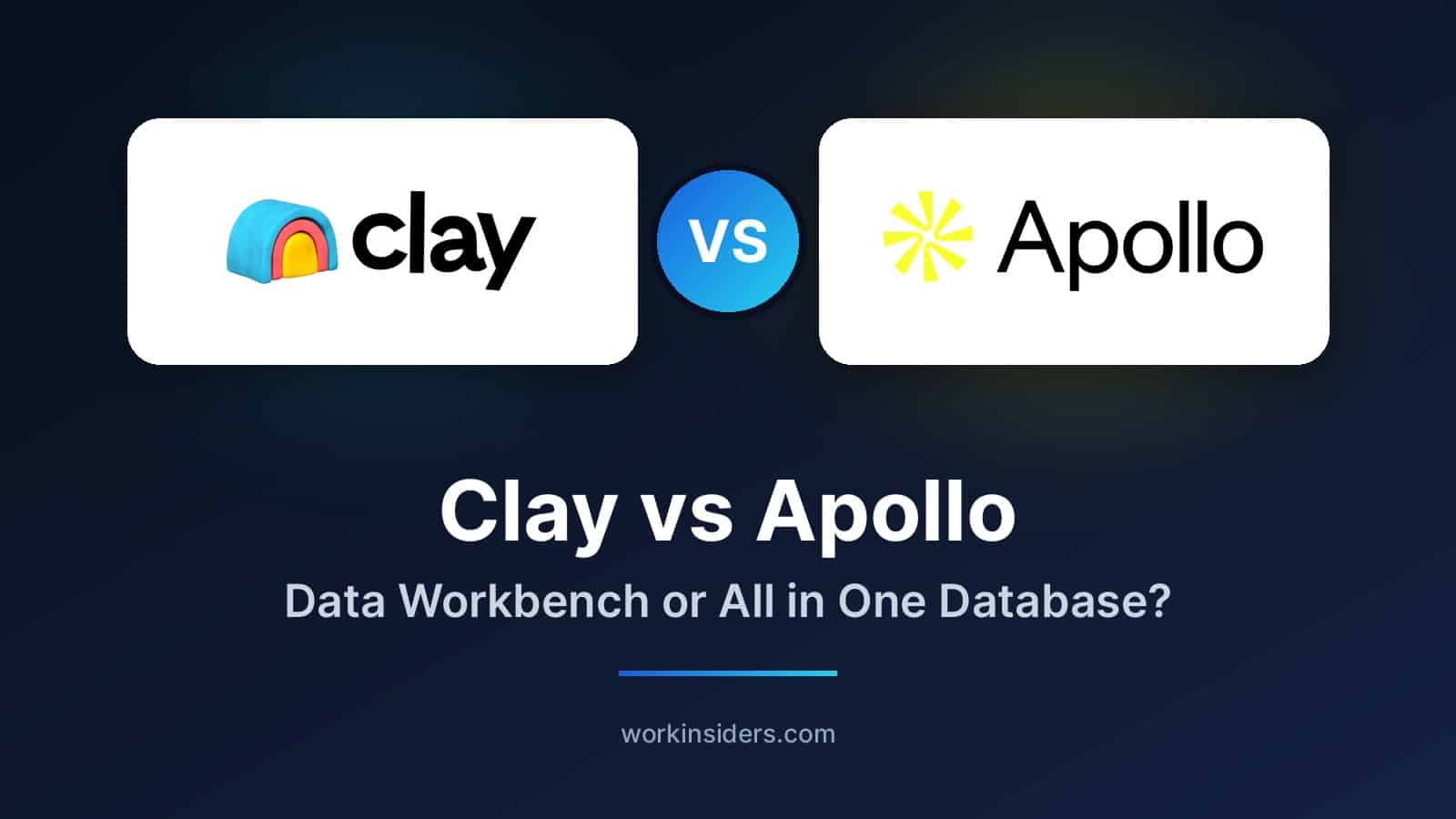 Clay vs Apollo: Do You Need a Data Workbench or an All in One Database?