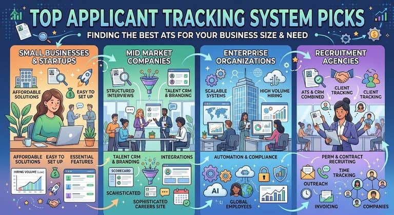 Best Applicant Tracking Systems 2026: Picks for Small Business, Mid Market, Enterprise and Agencies