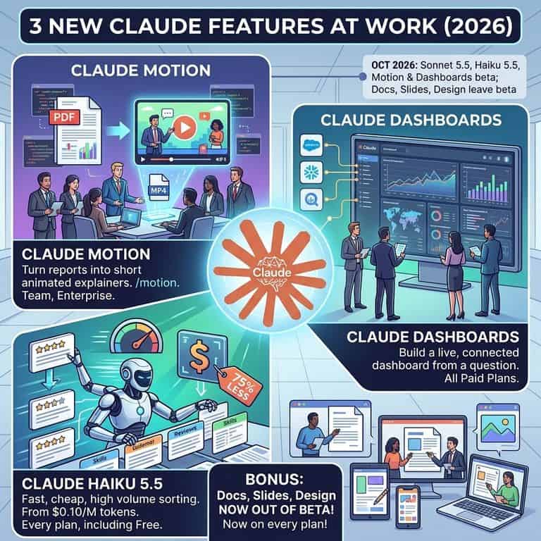3 New Claude Features You Can Actually Use at Work (2026)