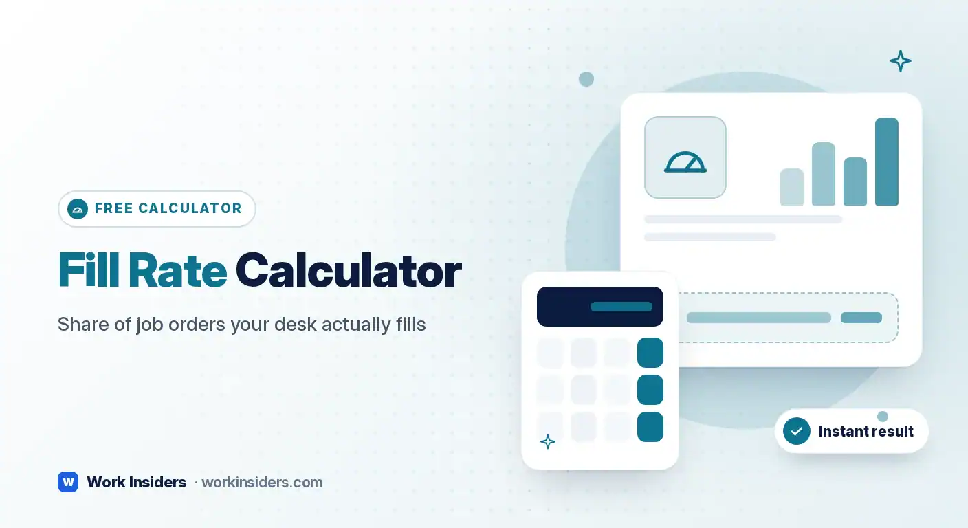 Fill rate calculator