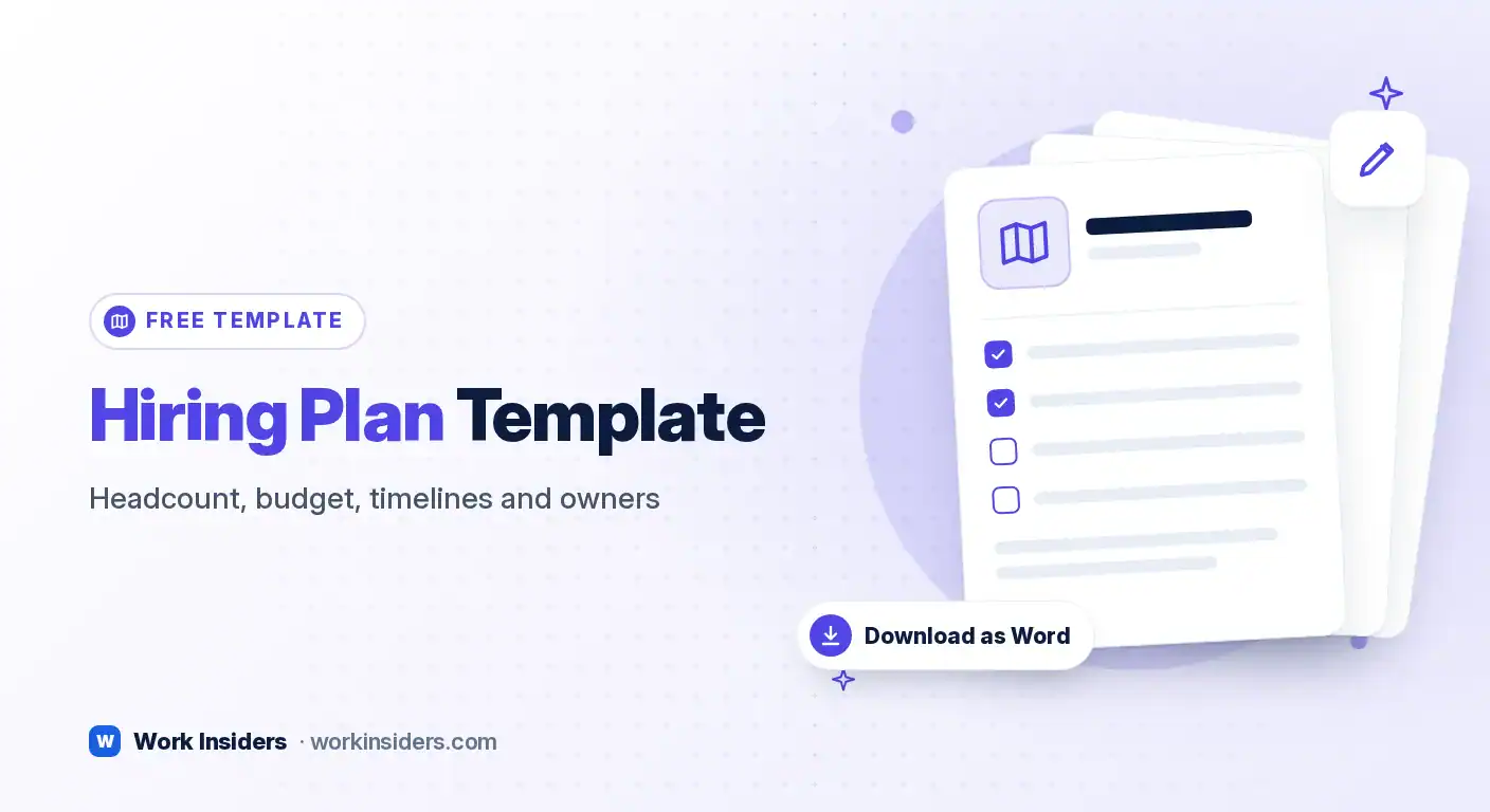Hiring plan template