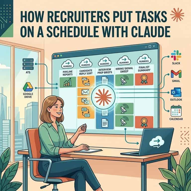 How Do Recruiters Put Tasks on a Schedule With Claude? Six Routines, Setup and the Limits (2026)