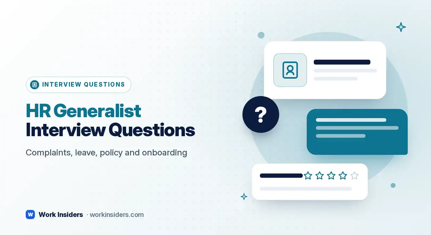HR generalist interview questions