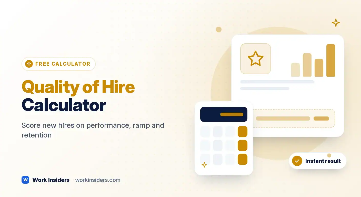 Quality of hire calculator