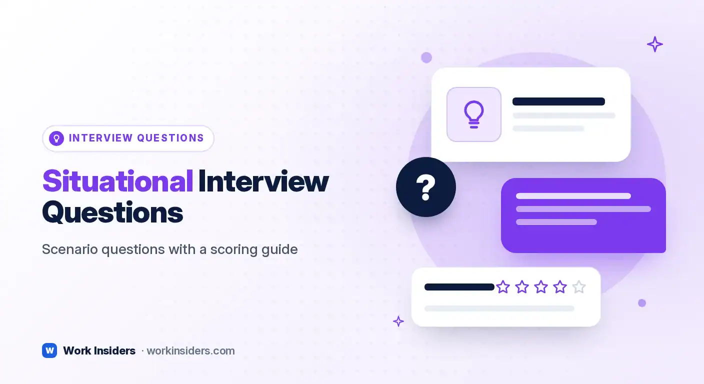 Situational interview questions