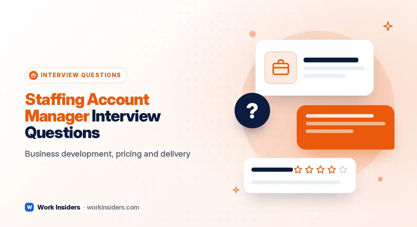 Staffing account manager interview questions