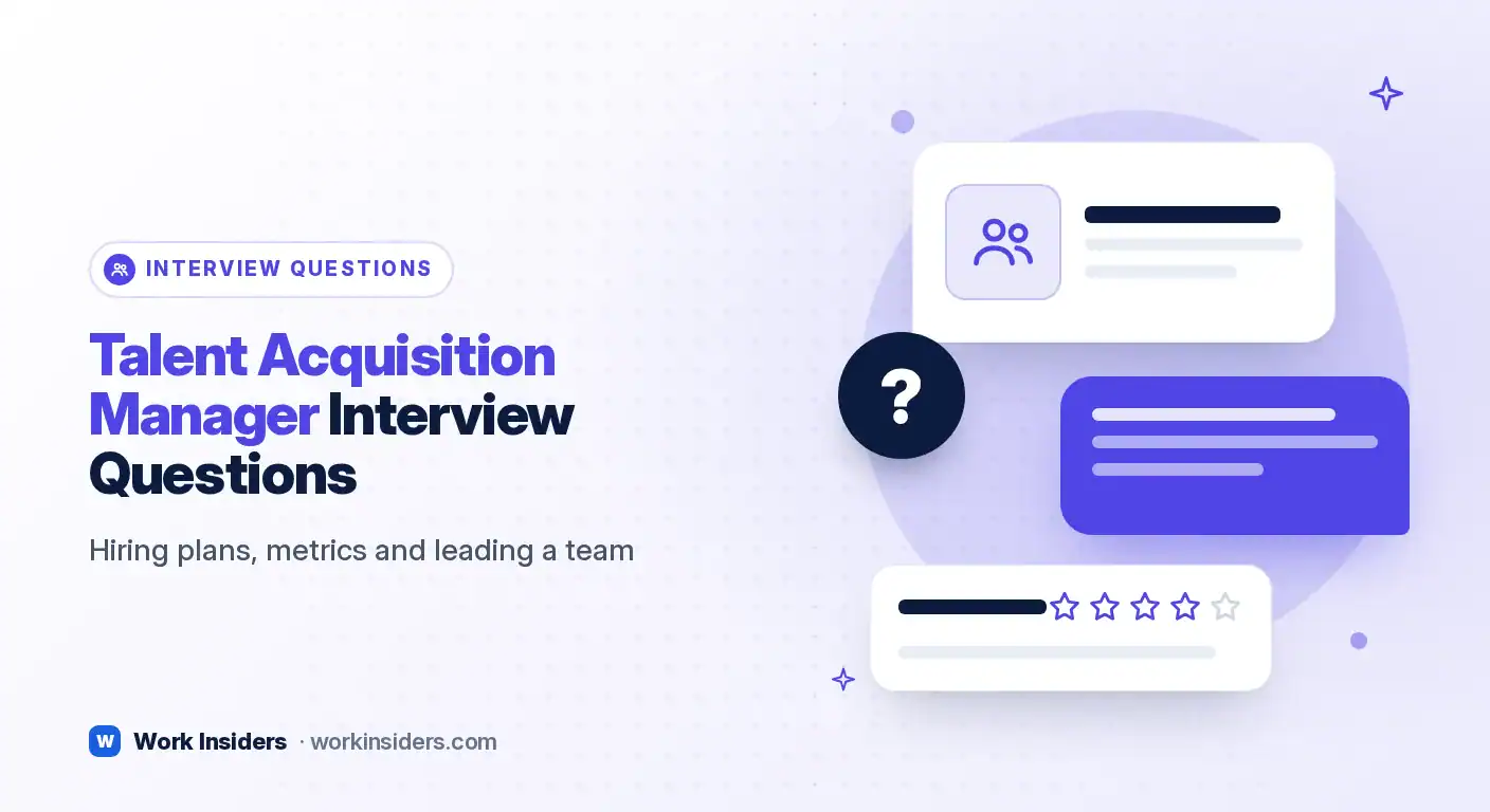 Talent acquisition manager interview questions